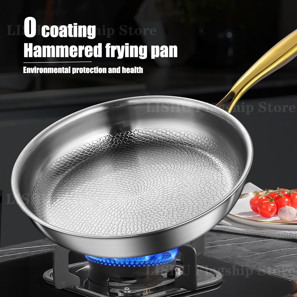Home Cooking Cookbook - Сковорода-вок из титановой нержавеющей стали 22/24/26/28/30